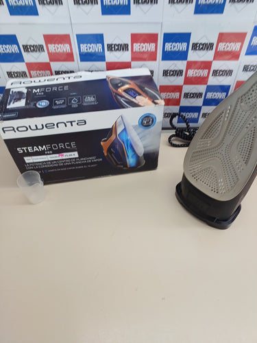 Rowenta Steamforce Pro - Plancha de vapor de 3200 W, golpe de vapor de 75 g/min, distribución de vapor óptima, 5 preajustes, protección antigoteo, función antical, resistencia a los arañazos, DW9520